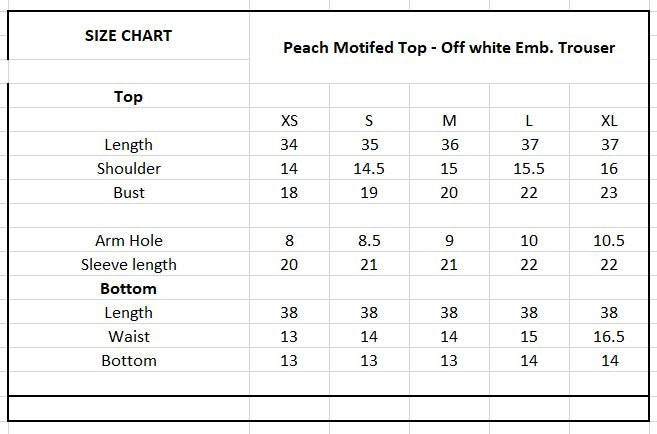 Peach Emb