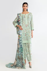 3-PC Printed Khaddar